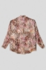 Picture of Regular shirt in printed satin • Multicolor spot