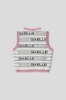 Immagine di Top cropped logato • Madreperla-fucsia