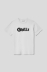 Immagine di T shirt in jersey paricollo con stampa • Bianco