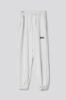 Picture of Fleece trousers with French pockets and print • White