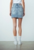 Immagine di Gonna Corta In Denim Blu