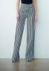 Immagine di Pantalone Palazzo Vita Alta Bianco-Nero