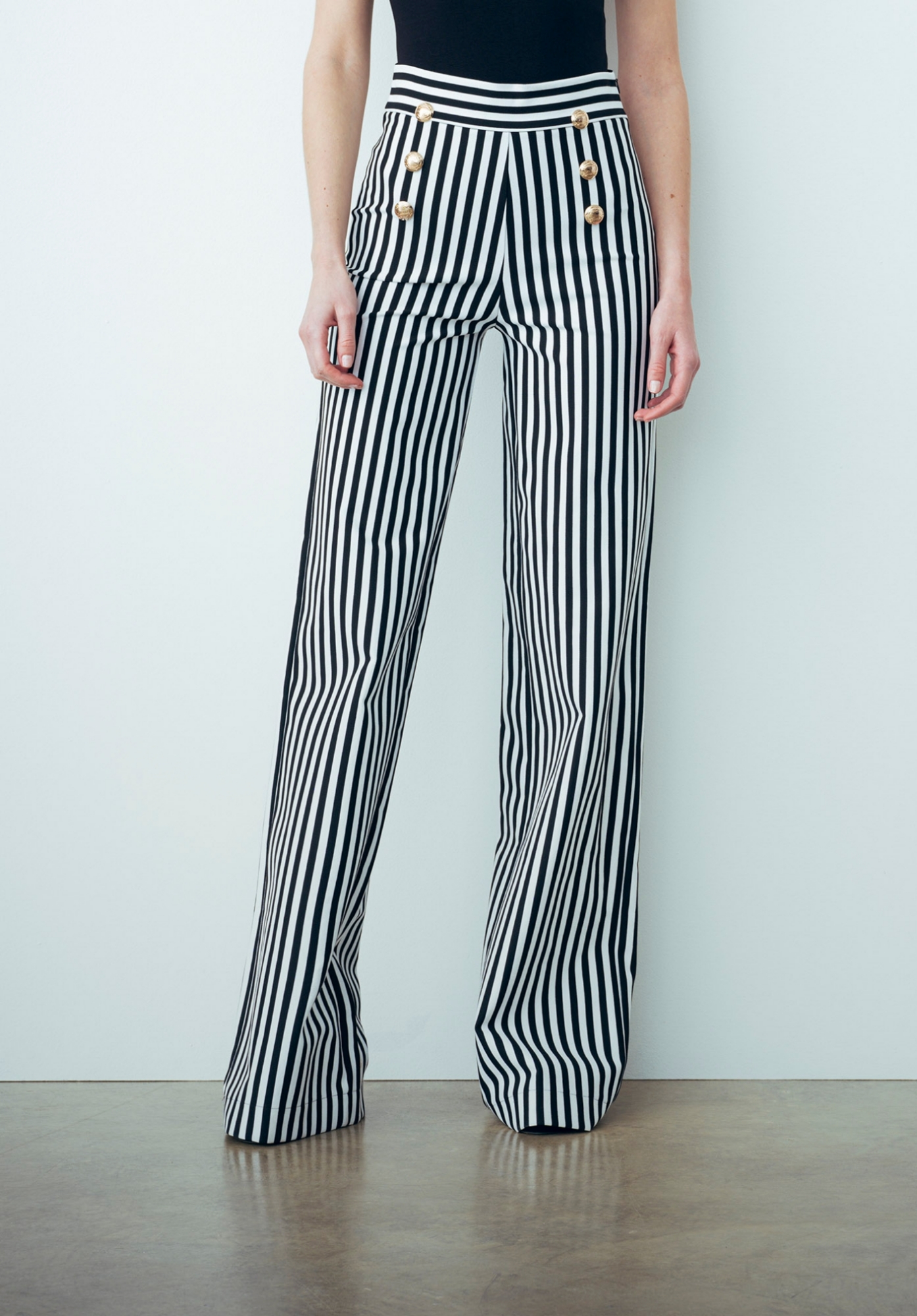 Picture of Palazzo high life pants White black