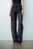 Immagine di Pantalone In Organza Dritto Nero