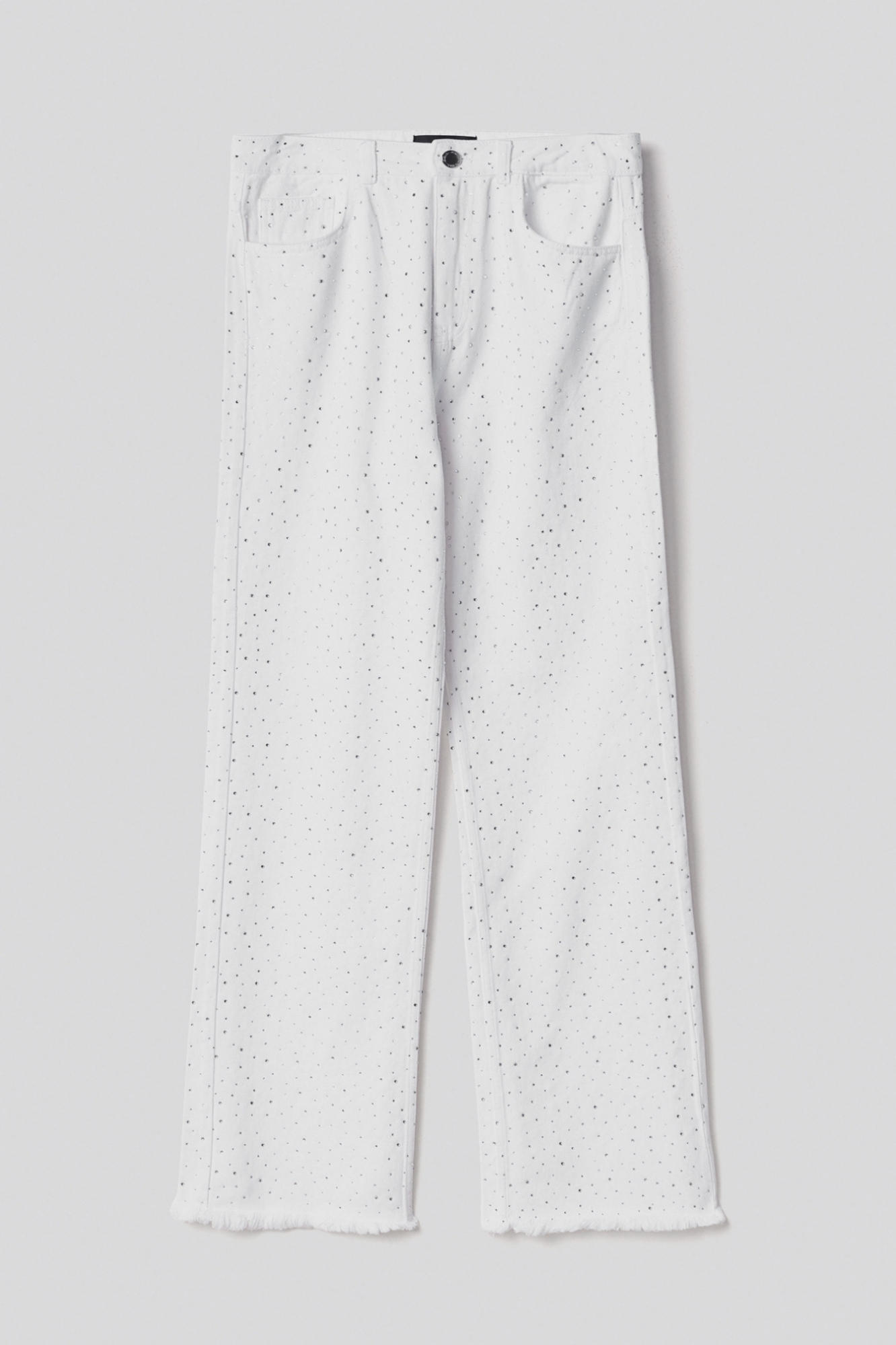 Pantalone straight fit carry over • Off white