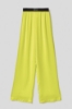 Immagine di Pantalone morbido in raso • Giallo lime