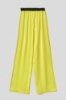 Immagine di Pantalone morbido in raso • Giallo lime
