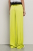 Immagine di Pantalone morbido in raso • Giallo lime