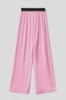 Immagine di Pantalone morbido in raso • Rosa orchidea