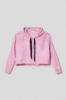 Picture of Long sleeve sweatshirt with logoed drawstring • Orchid pink