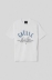 T-shirt fit. basic con stampa • Bianco