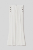 Pantalonea trombetta in cady • Gesso