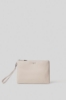 Reg pochette ecopelle logo in metallo • Safari