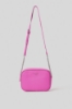 Reg camera bag con logo in metallo • Fucsia