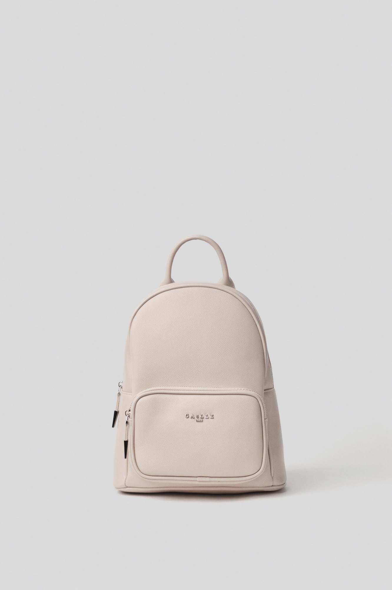 Reg backpack con logo in metallo • Safari