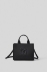 Mini shopper con logo embossed • Nero