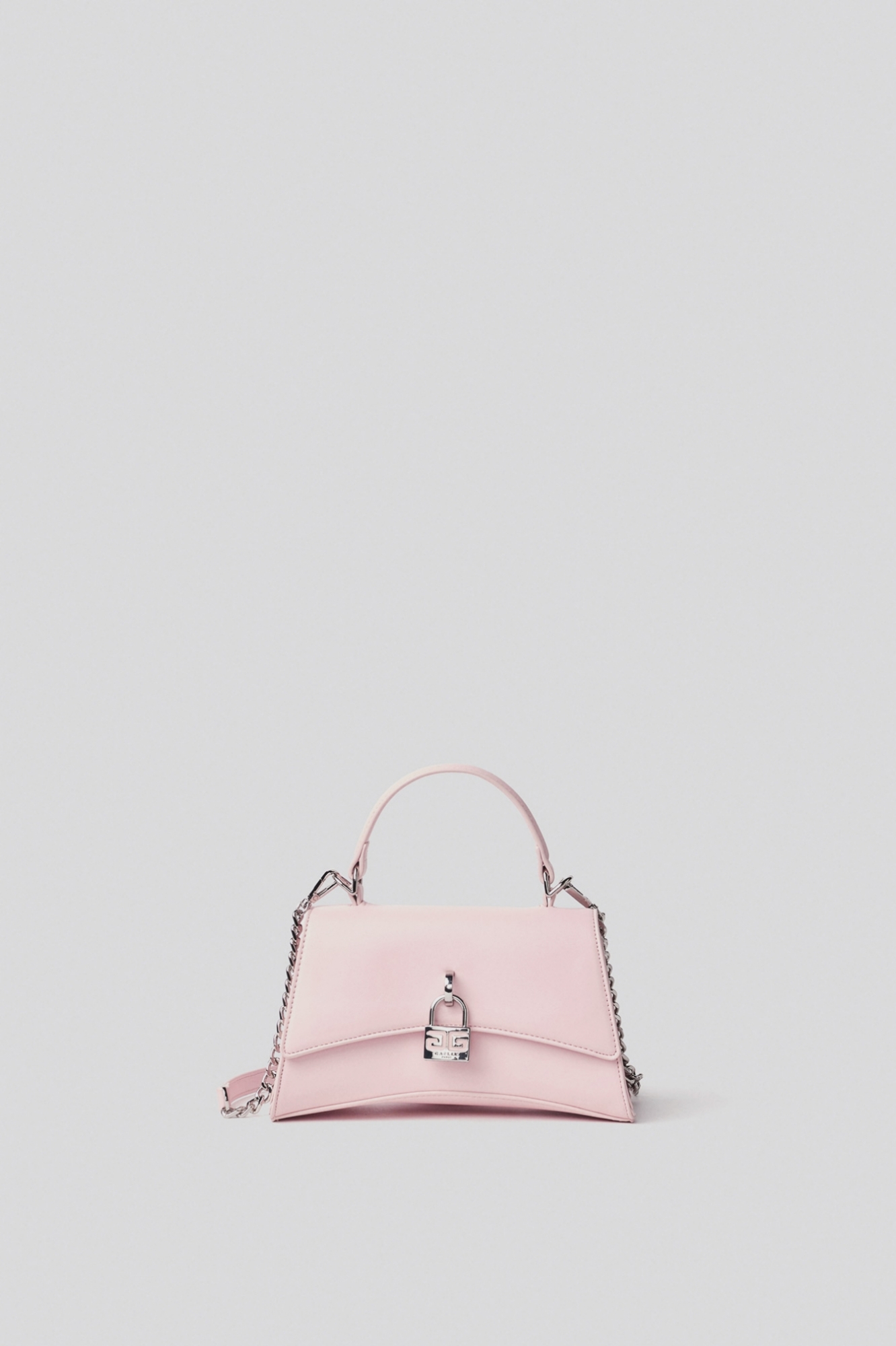 Mini hand bag con lucchetto logato • Rosa