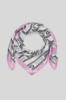 Foulard stampa allover • Bianco
