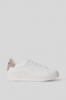 Sneakers addict in action leather con patch in suede • Safari