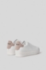 Sneakers addict in action leather con patch in suede • Safari