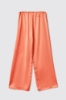 Immagine di Pantalone dritto in raso • Arancione melone