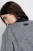 Bomber College In Panno Con Paillettes • Grigio Ferro