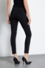 Leggings A Vita Con Conturino E Applicazione Morsetto • Nero