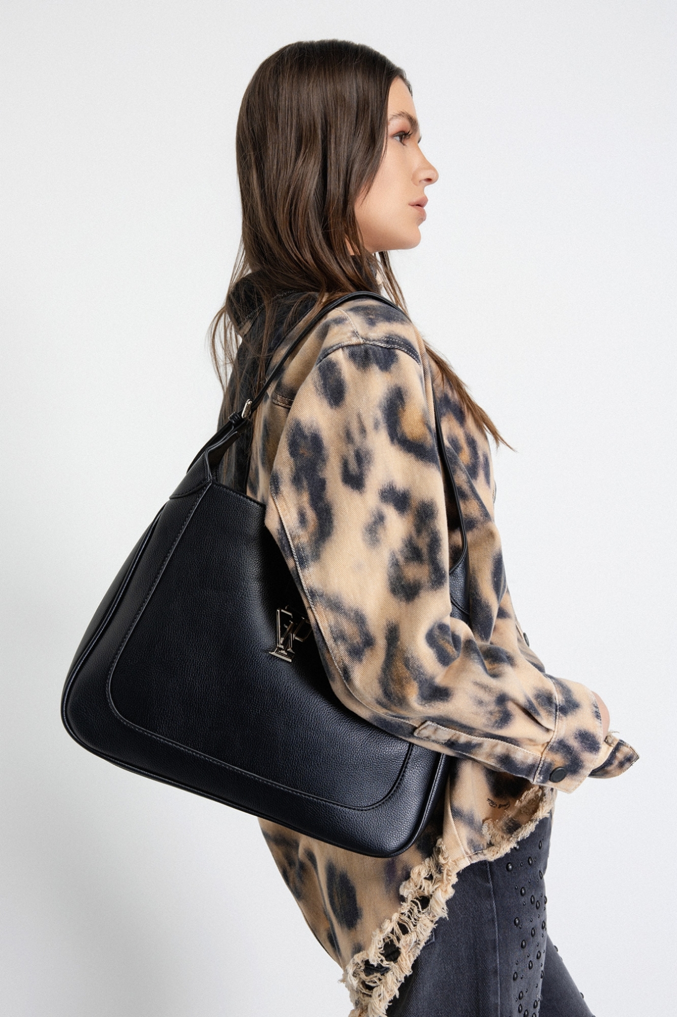 Maxi Hobo Bag Glp • Nero
