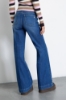 Pantalone In Denim A Palazzo • Blu