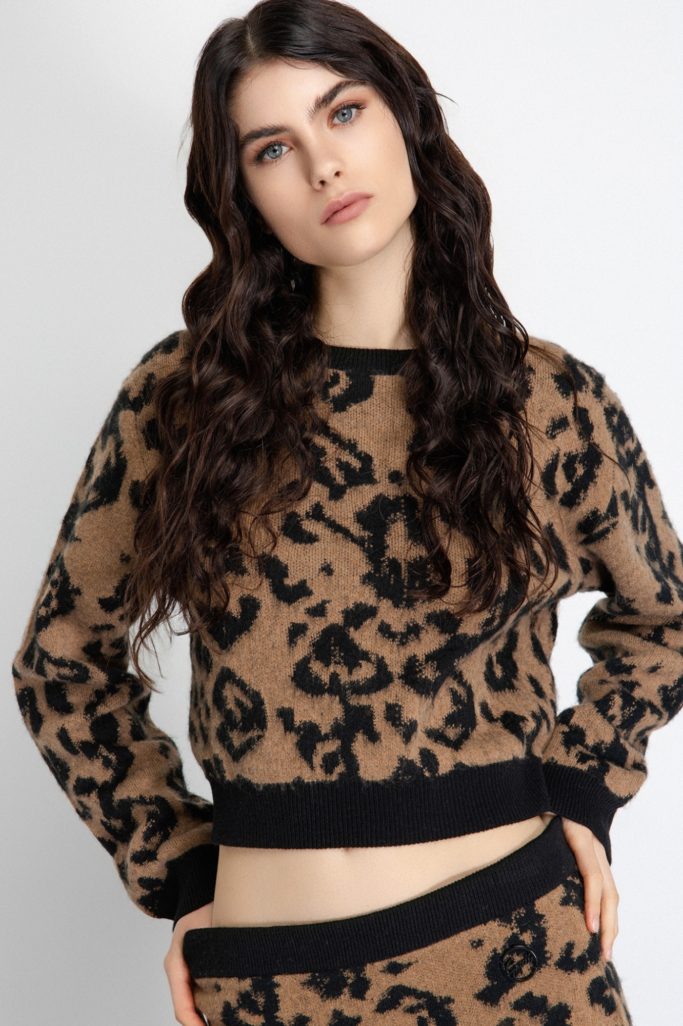 Pullover Cropped In Maglieria • Maculato