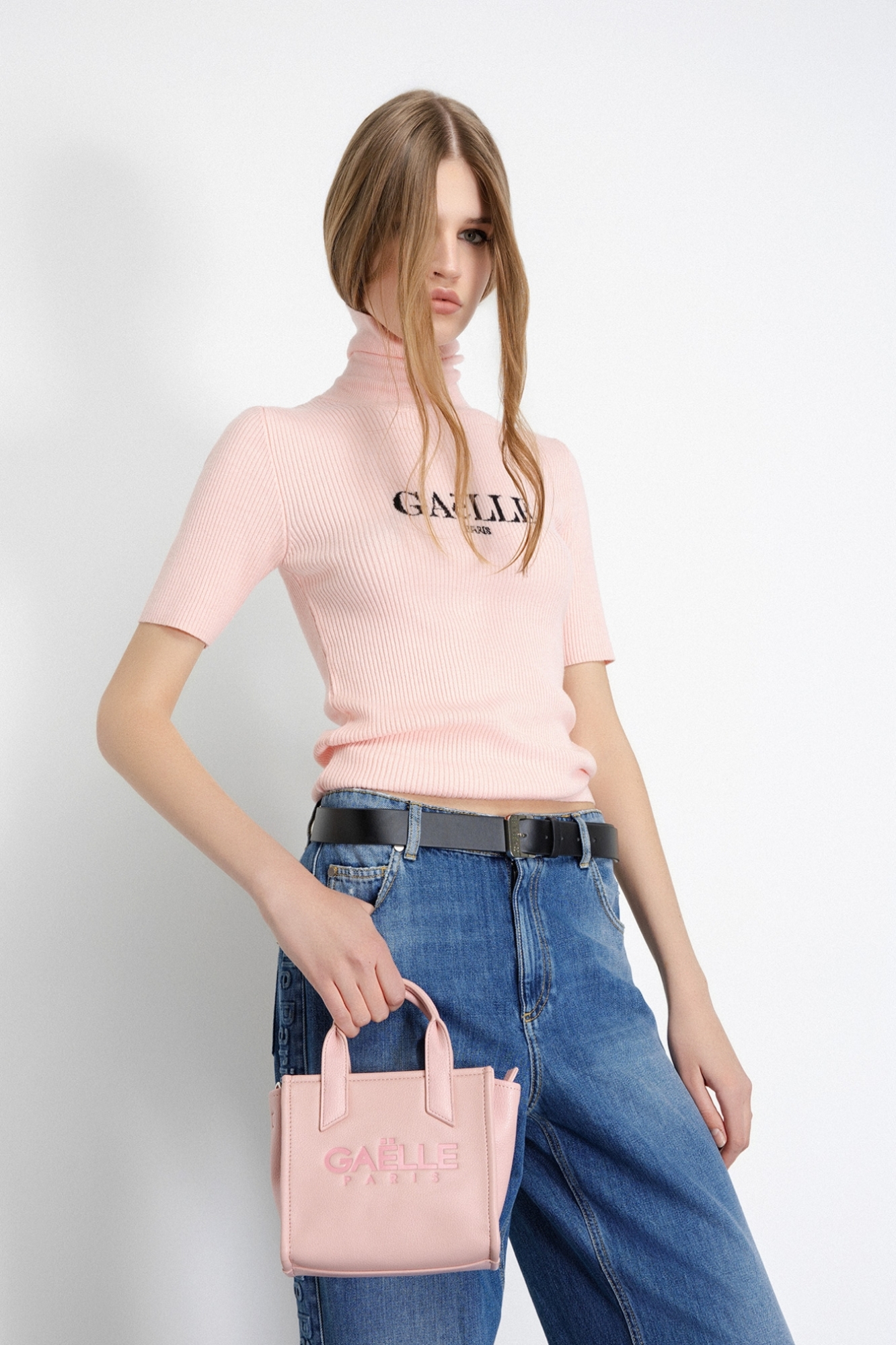 Mini Shopper Maxilogo Bottalato • Rosa Cipria