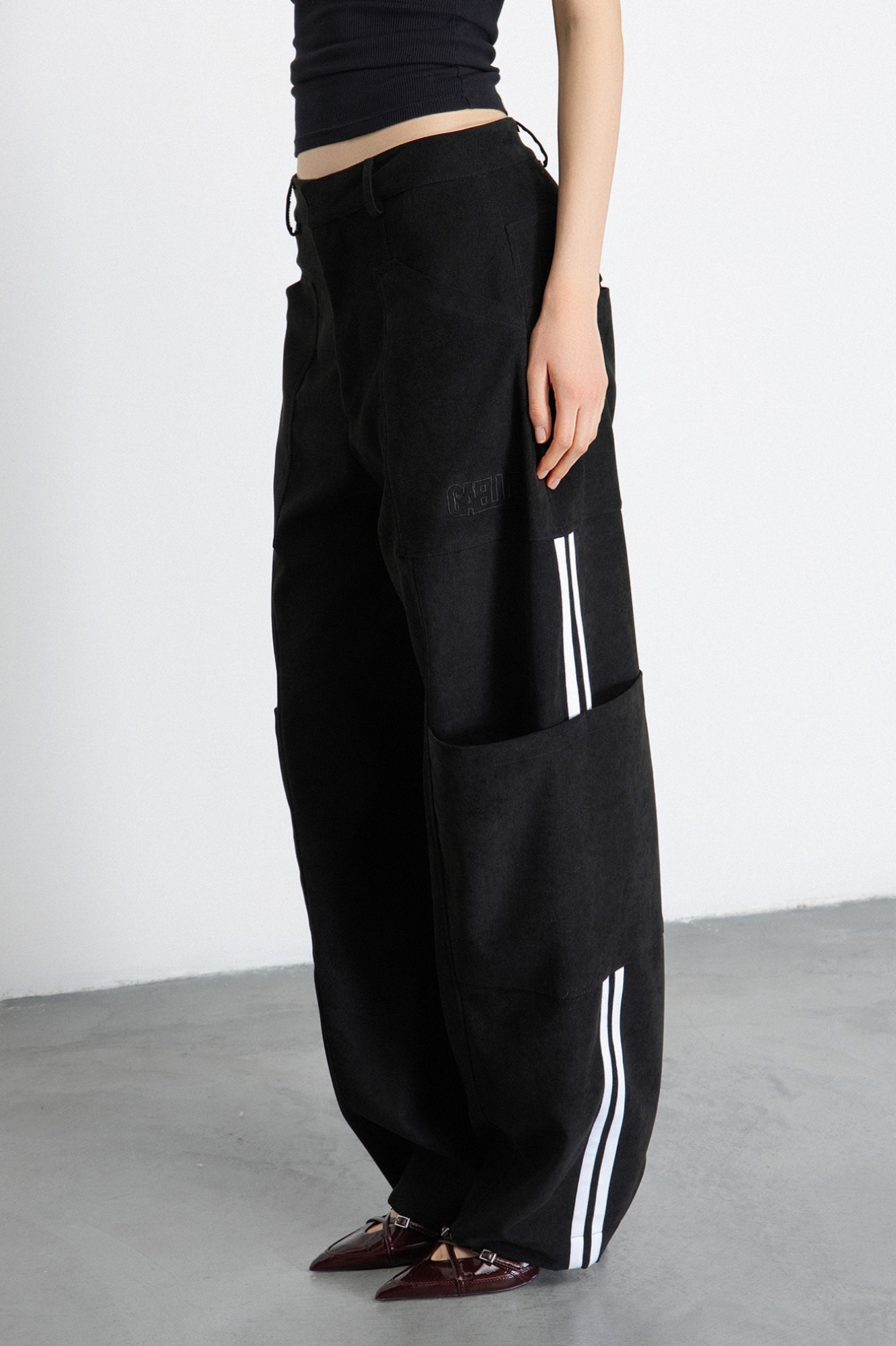 Pantalone Cargo Vita Media • Nero