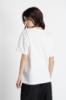 T-Shirt In Jersey Girocollo Mezza Manica Con Stampa • Off White