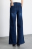 Pantalone Palazzo In Denim • Blu