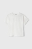 T-Shirt Paricollo Mezza Manica • Off White