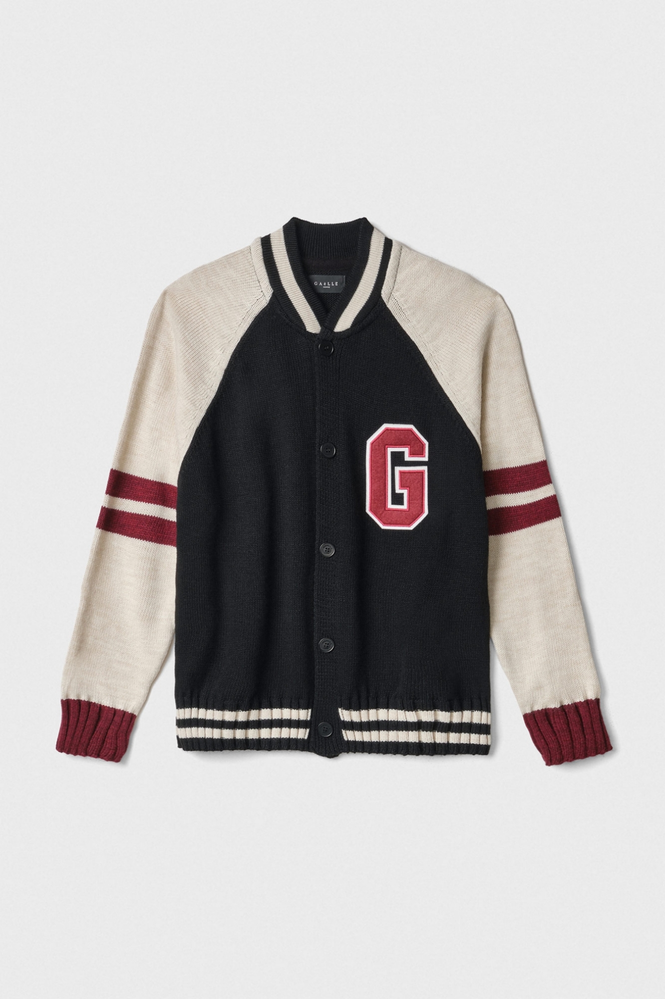 Maglia Bomber Con Logo Lato Cuore • Nero