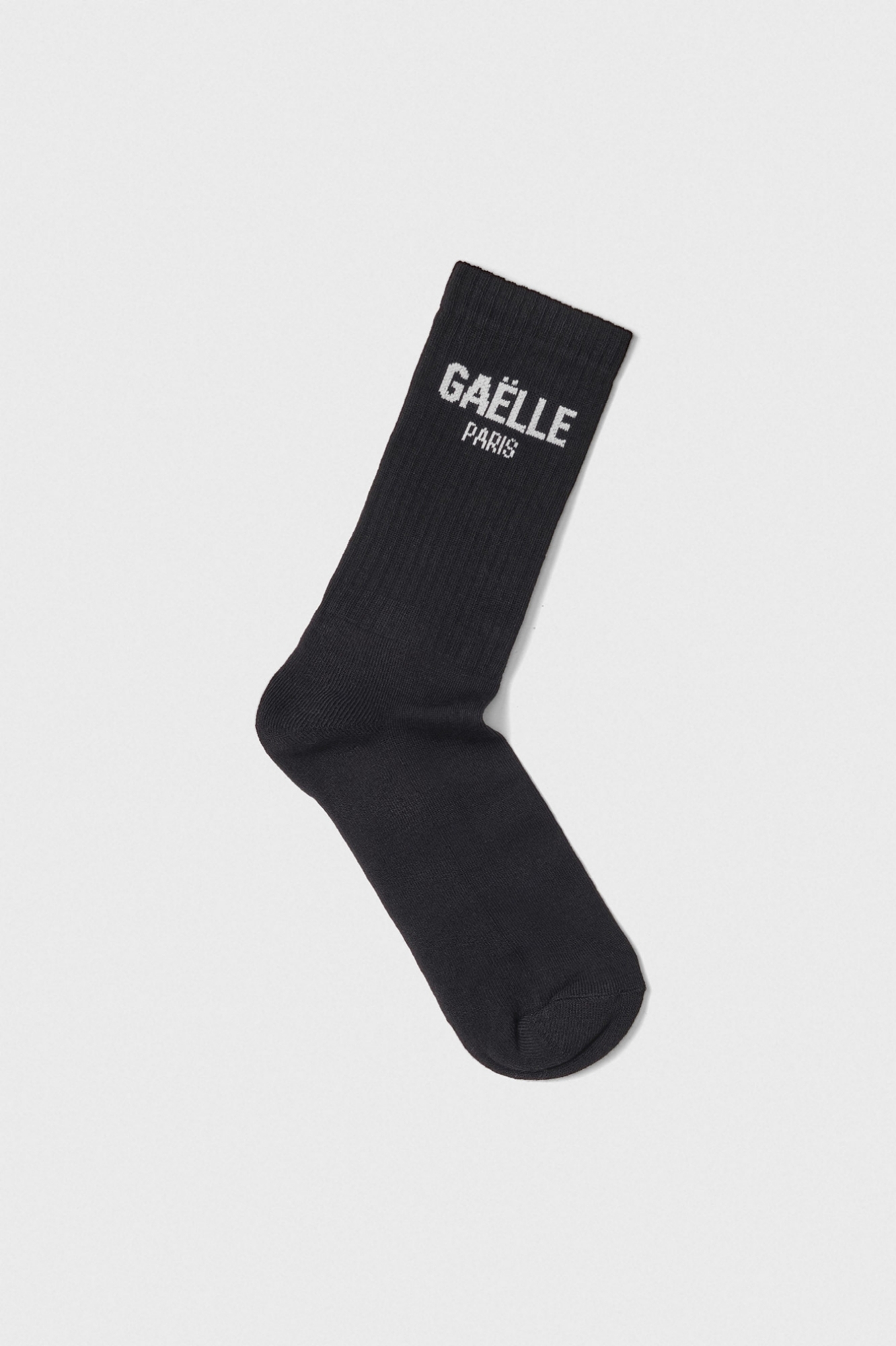 Calze In Cotone Con Logo • Nero