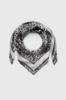 Foulard Micro Maculato • Grigio Ferro