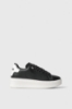 Sneakers Addict Con Rubber Patch • Nero-Bianco