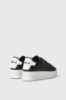 Sneakers Addict Con Rubber Patch • Nero-Bianco