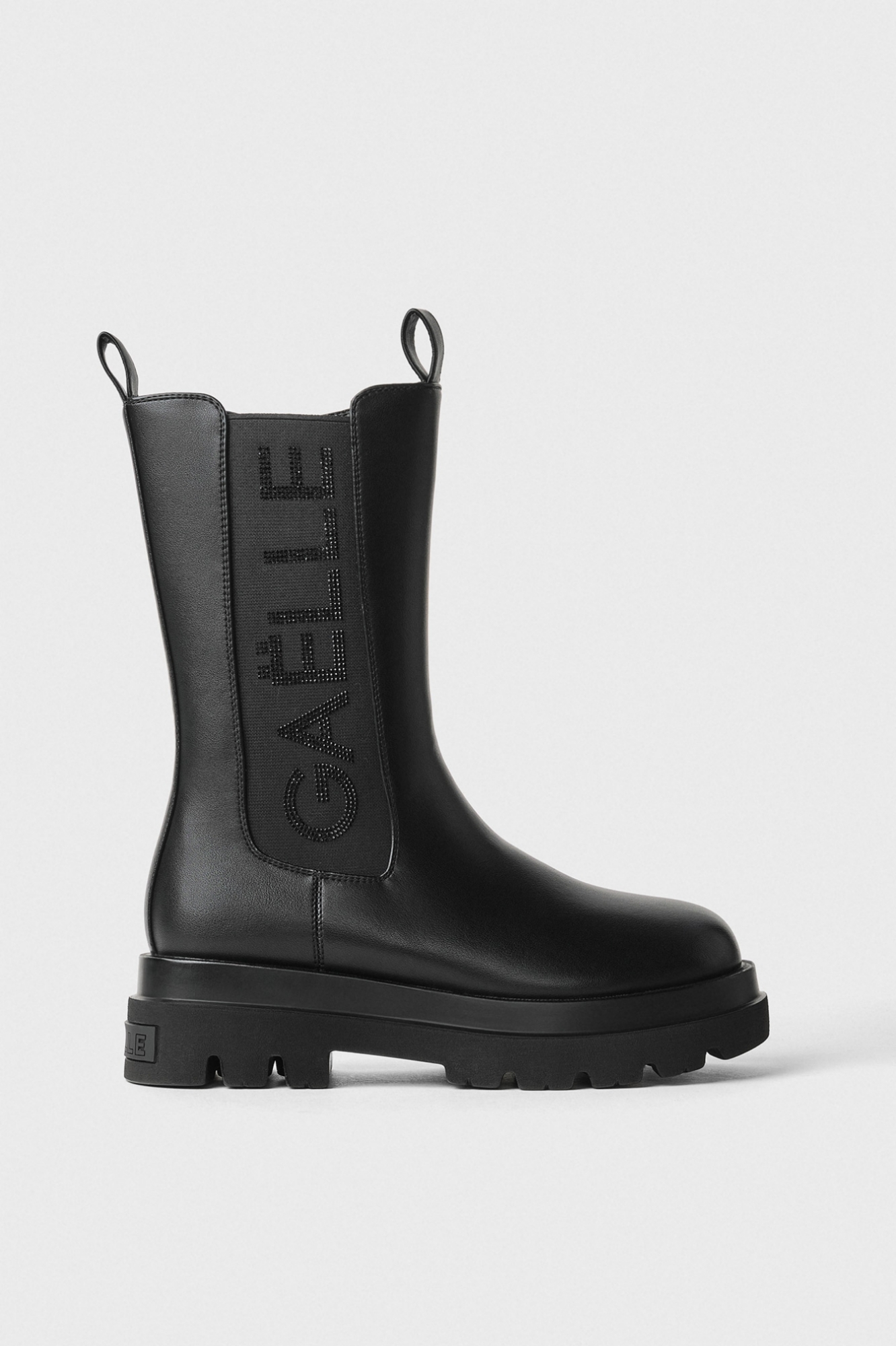 Beatles Boots Con Logo In Strass • Nero