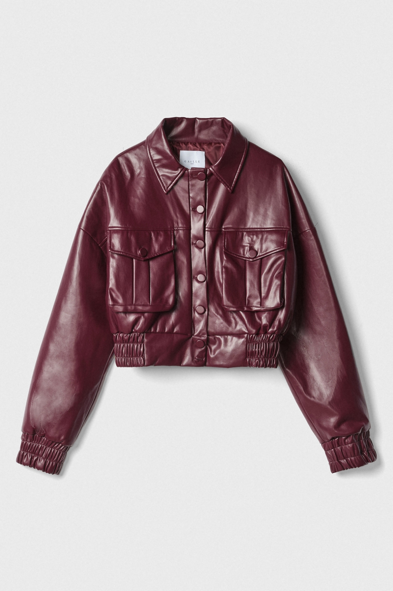 Giubbino In Ecopelle Con Arriccature • Mosto