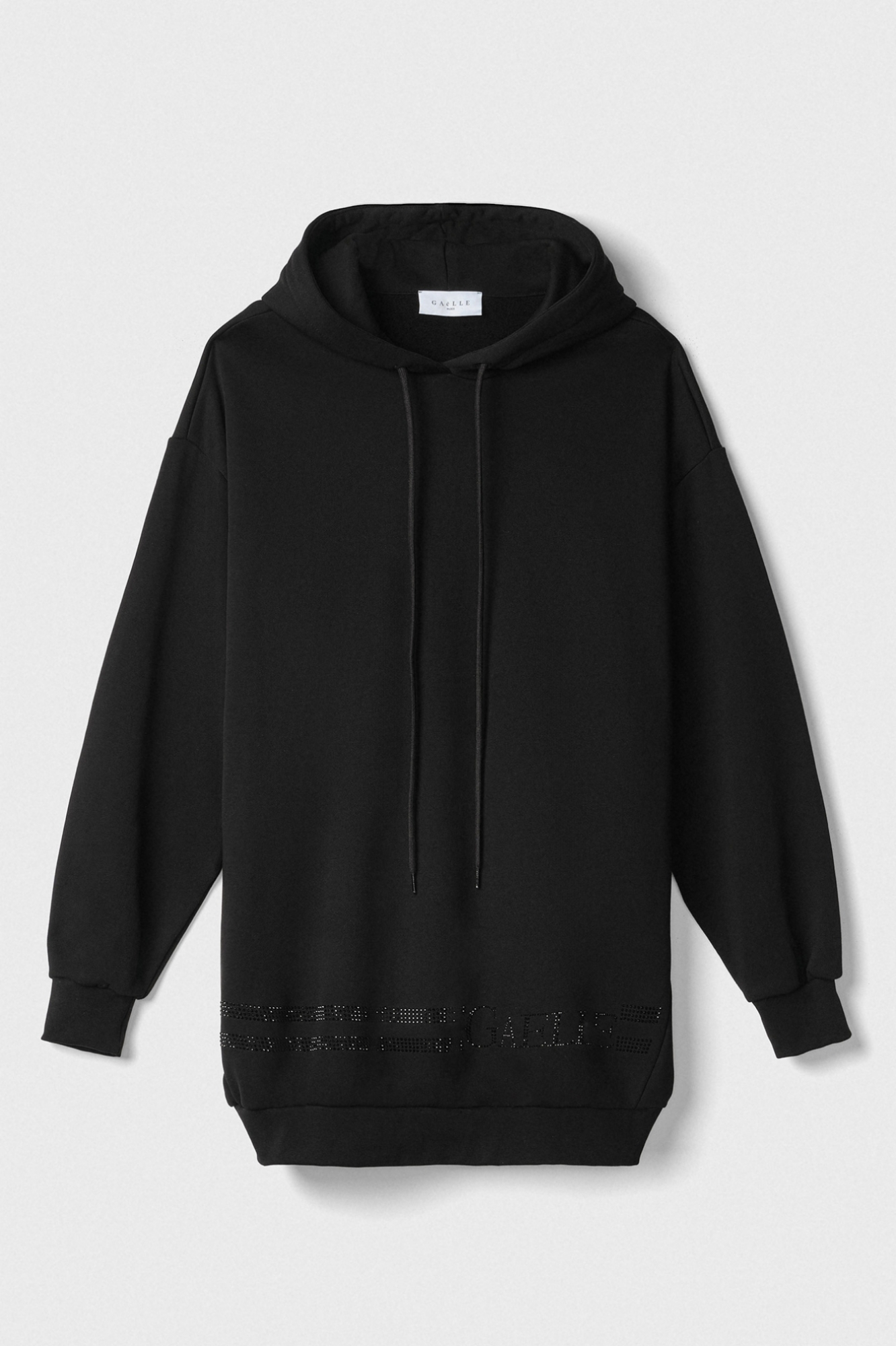 Abito In Felpa Con Cappuccio • Nero