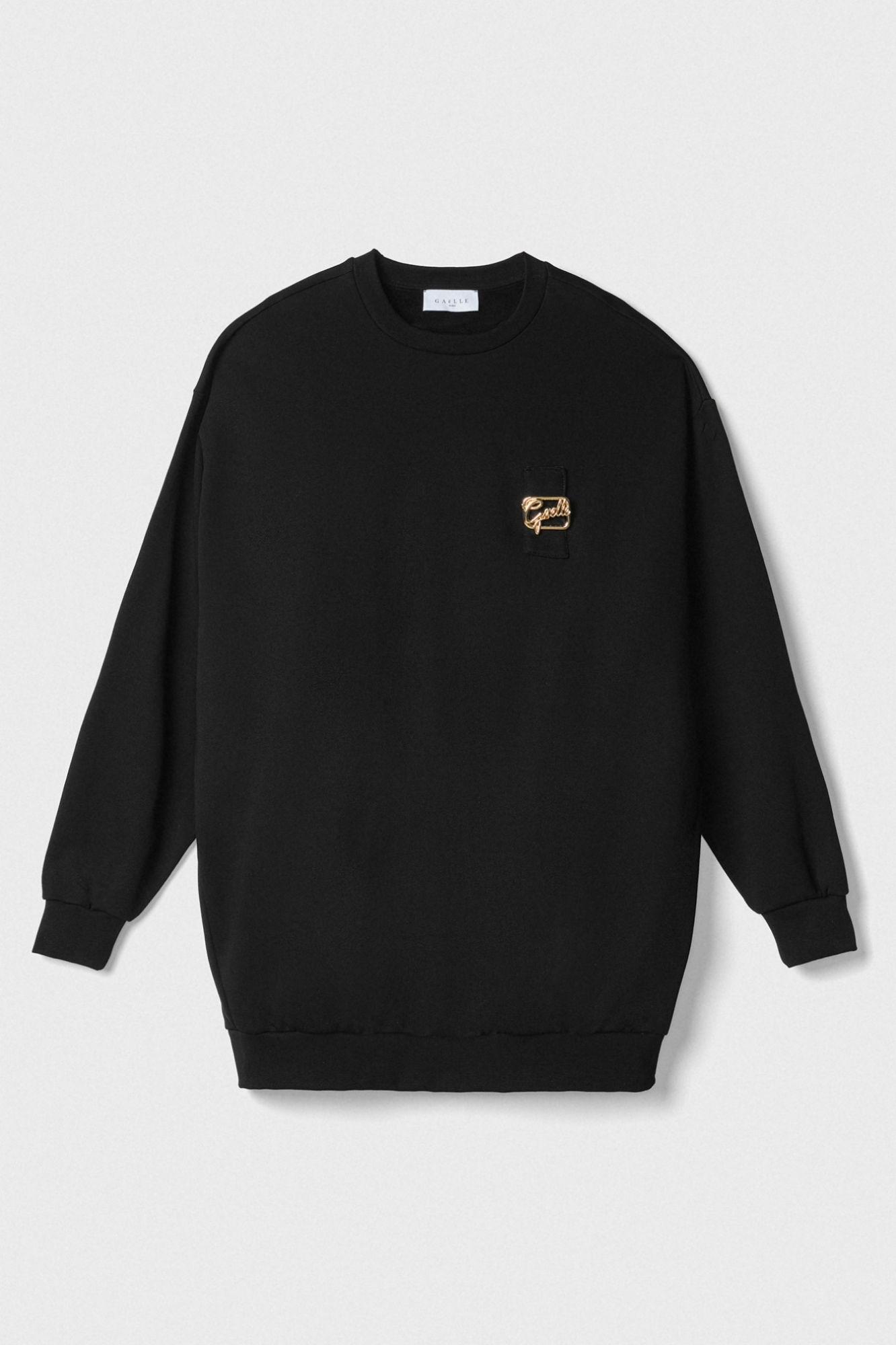 Abito Paricollo Manica Lunga Con Fibbia Logata • Nero