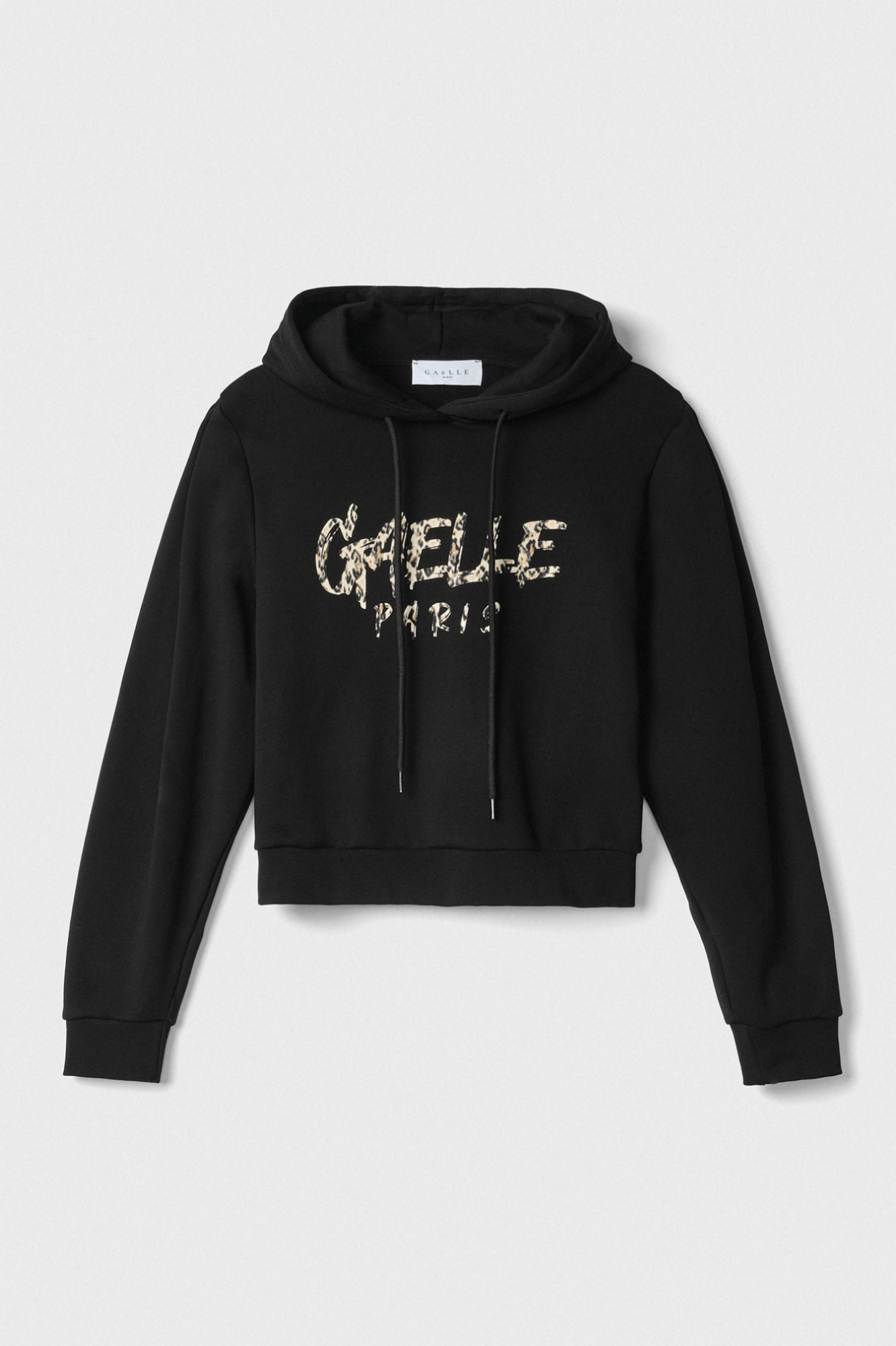 Felpa Con Cappuccio E Maniche A Palloncino • Nero