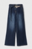 Pantalone Palazzo In Denim • Blu