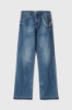 Pantalone Boy Straight In Denim • Blu