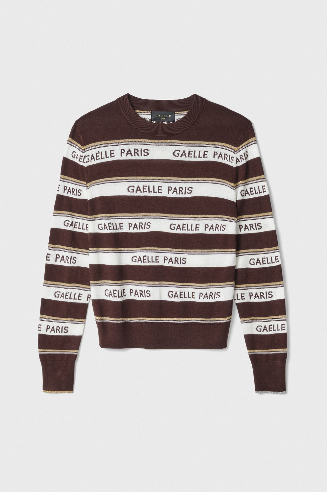 Girocollo In Maglia Jacquard • Moro