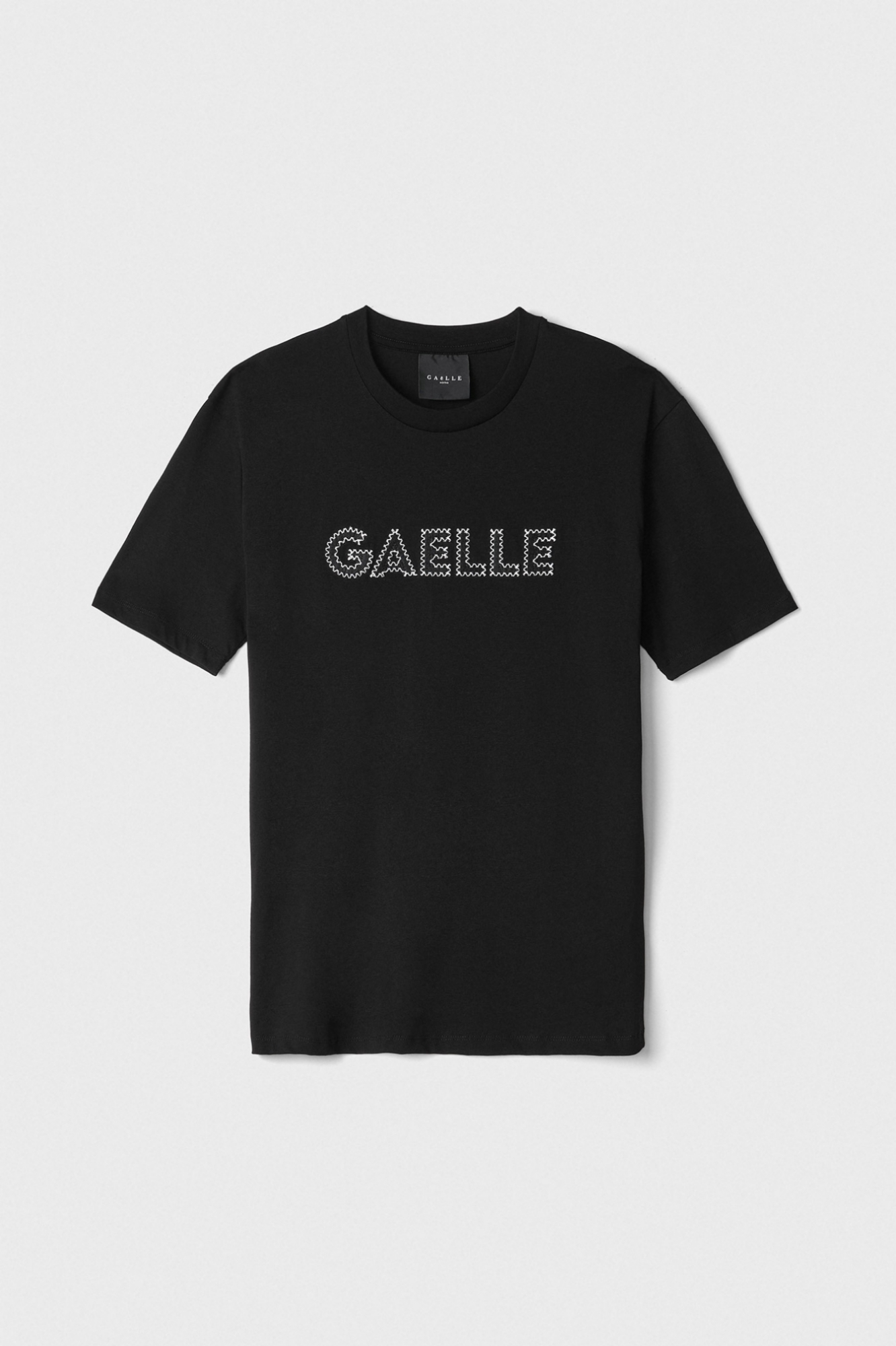 T-Shirt In Jersey Mezza Manica Basic • Nero