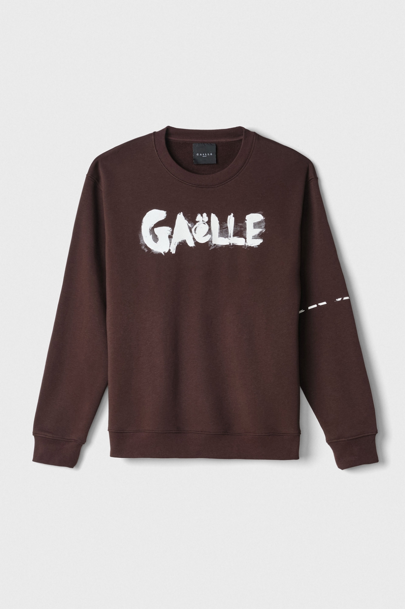 Felpa Girocollo Manica Lunga E Stampa • Moro